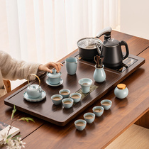 功夫茶具家用套装全自动一体泡茶台烧水壶茶盘泡茶壶茶杯茶道茶桌