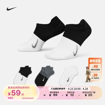 Nike耐克官方女速干训练船袜3双夏季透气针织运动支撑舒适CV2964