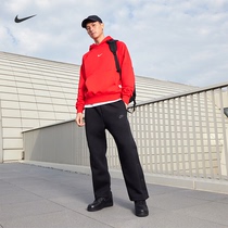 Nike耐克官方男子加绒套头连帽衫春季新款卫衣宽松针织休闲FZ6373