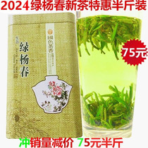 绿杨春2024年新茶叶 扬州特产绿阳春仪征绿茶 绿扬春茶叶250g铁盒