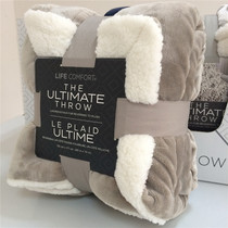 冬季加厚昆凌同款Lifecomfort ultimate羊羔绒午睡沙发毛毯盖被子