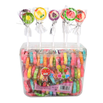 棒棒糖盒装120支10g水果味切片糖网红可爱创意高颜值节日礼物硬糖