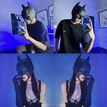 蝙蝠侠面具头套面罩batman男帅气全脸cos抖音直播道具影视万圣节