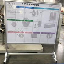 工厂车间管理看板 定制质量目视化F展板 计划看板架 磁性安全