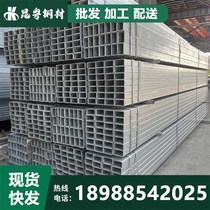 镀锌方管100x100方管6米冷热镀锌方管Q235加厚矩型管立柱钢材