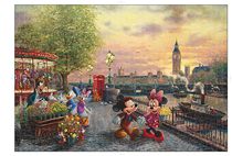 【Disney日本代购】米奇Mickey and Minnie in London拼图1000片
