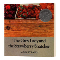 灰袍奶奶和草莓盗贼 英文原版 The Grey Lady and the Strawberry Snatcher 凯迪克银奖绘本 儿童图画书无字书 美国图书馆协会推荐