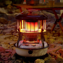 冬季户外取暖炉便携式露营帐篷内冰钓鱼烤火炉柴油炉子取暖器