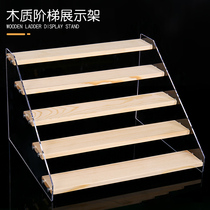 亚克力收纳展示架阶梯盲盒手办置物架多层梯形架透明板阶梯陈列柜