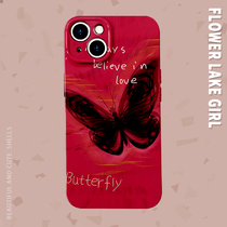 Butterfly~艺术蝴蝶菲林适用iPhone15promax手机壳华为nova11小米14红米k60硬壳vivoiqooneo7魅族20苹果13pro