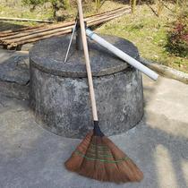 棕榈扫把工厂车间专用老式棕毛扫帚家用簸箕扫院子长柄扫地笤帚