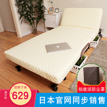 日本免安装折叠床日式单人床午睡床办公室午休床陪护床酒店加床