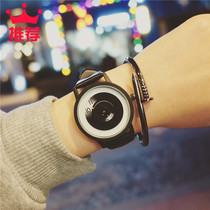 新概念简约手表新创意无指针时尚手表男女学生韩版送闺蜜情侣手表