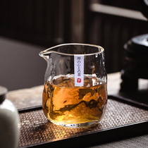 高档玻璃公道杯日式手工加厚耐热玻璃功夫茶具茶海出口日本分茶器
