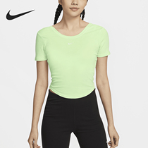 Nike/耐克正品新款女士休闲透气修身运动短袖T恤FN3665-376
