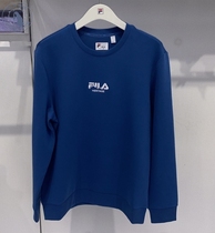 张艺兴同款FILA斐乐卫衣2022冬新款男装针织运动圆领套头衫 F11M2