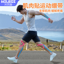 运动员用防肌肉拉伤胶带健身肌肉贴足篮球跑步膝盖绷带肌贴缠绕带