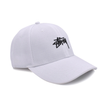 stussy斯图西帽子韩版女白色棒球帽户外骑行爬山运动鸭舌帽男潮帽