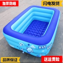 游泳桶送泳圈充气<em>儿童游泳池</em>家用小孩洗澡浴盆婴儿宝宝室内玩具池