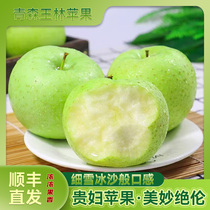 青森王林苹果当季新鲜水果脆甜多汁雀斑青苹果整箱产地烟台发货