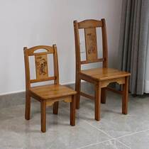 小木椅子小板凳子矮凳椅子家用带靠背小椅子方凳儿童椅楠竹木质凳
