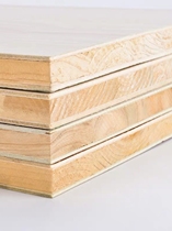 实木免漆板衣柜橱柜书架异型板块定制