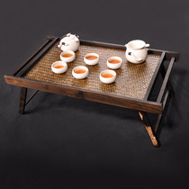 泰国家具工艺品东南亚特色果盘收纳盘小型家具桌子竹编茶几装饰