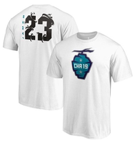 NBA2019夏洛特黄蜂全明星周末特别款T恤湖人队詹姆斯23号短袖球衣