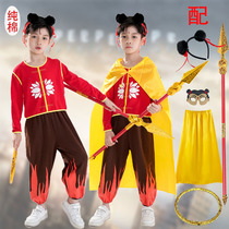 哪吒服装儿童万圣节幼儿园角色扮演cosplay童话人物西游记衣服