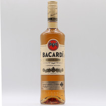 Bacardi/百加得金朗姆酒40度750ml进口基酒洋酒套装mojito莫吉托