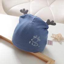 婴儿帽子春秋冬款0-1-2-3岁男宝纯棉1女宝宝针织胎帽婴幼儿童帽子
