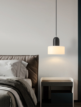 意式卧室床头小吊灯轻奢创意网红简约现代吧台设计师高级感吊线灯