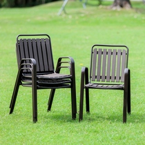 户外茶几椅子三件套室外阳台庭院露天休闲桌椅塑料麻将专用靠背椅