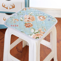 小圆凳垫坐垫 圆形餐椅垫椅子垫夹棉椅垫 防滑凳子垫布艺圆坐垫