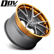 DOV定制锻造轮毂19寸适用于5系7系c200c260卡宴20寸21寸轮圈胎铃