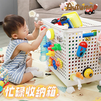 玩具收纳筐收纳箱收纳篮篓神器儿童小推车忙碌的箱子框宝宝忙碌筐