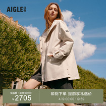 AIGLE艾高GORE-TEX防风防雨透汽休闲时尚户外夹克冲锋衣女士外套