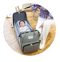 新款床包一体妈咪包外出手提包母婴包便携多功能妈妈包背包