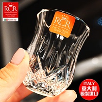 意大利RCR进口水晶玻璃烈酒杯吞杯 子弹杯 小白酒烈酒杯家用酒具