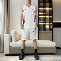 耐克顿夏季篮球服运动套装男宽松薄款无袖背心短裤休闲速干两件套