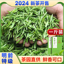 绿茶2024年新茶叶明前特级毛尖毛峰四川雅安蒙顶山茶自己喝赋雅轩