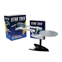 英文原版 Star Trek Light-Up Starship Enterprise 星际迷航 进取号模型 周边 手办 英文版 进口英语原版书籍