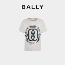 [王源同款系列]BALLY/巴利王源同款男士白色棉质T恤6305019