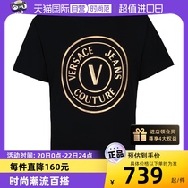 【自营】Versace/范思哲男士圆领T恤百搭休闲男装短袖网球穿搭