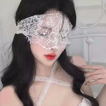 性感蕾丝面具上半脸女情趣眼罩舞会古风流苏面罩网红蒙眼面纱直播
