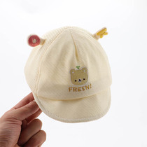 婴儿帽子夏季薄款1-10个月婴幼儿遮阳帽夏天网眼男女宝宝鸭舌帽潮