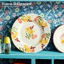 Emma Bridgewater餐盘水仙花家用陶瓷餐具英国进口emmabrigewater