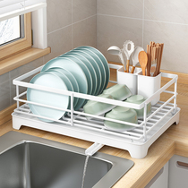 厨房碗碟碗筷沥水架台面简易单层沥碗架水槽置物架盘碟放碗收纳盒