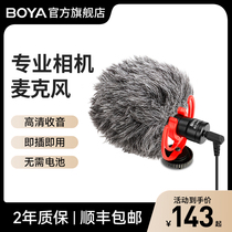 BOYA博雅MM1收音麦克风专业手机相机电脑降噪直播录音指向麦话筒