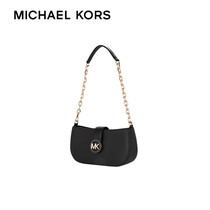 MICHAEL KORS正品MK女包奢侈品Carmen法式腋下包月牙包单肩包黑色